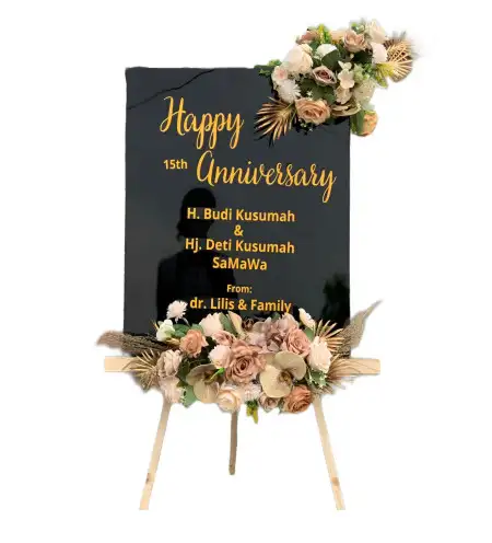 Papan Bunga Akrilik Gogik